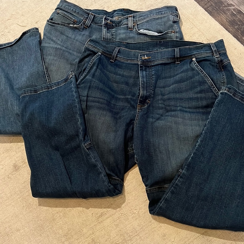 Lot of 2 LL Bean Classic fit jeans.